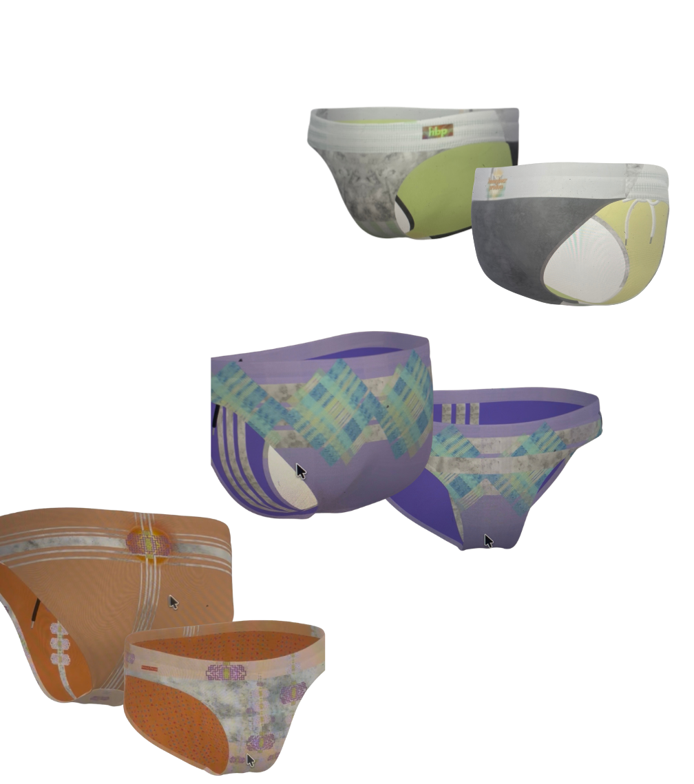 honeybear sweet 3pk:  swimwear set